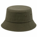 Chapeau bob taille unique en tissu vert kaki style décontracté
