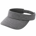 Visière taille unique en textile gris anthracite - protection solaire ajustable